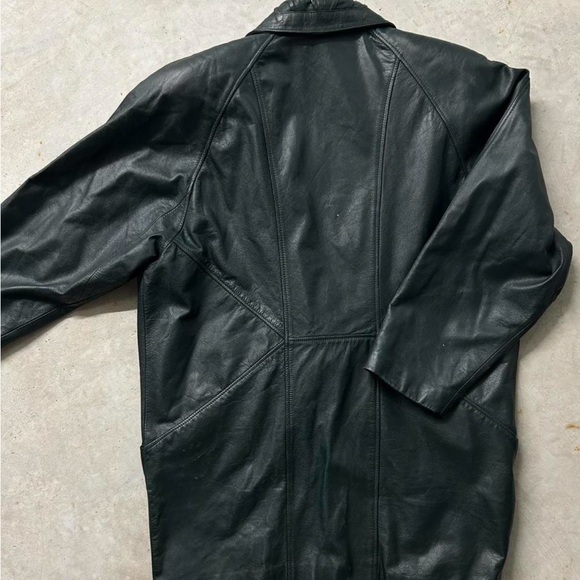 G III Men’s Hunter Green Leather Jacket - Picture 2 of 3